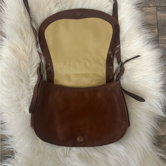 Cole Haan Brown Leather Shoulder Bag - Picture 2 of 7